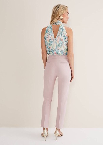 Phase Eight Eira Cigarettes Trousers Pink Canada | KCRVLM-847